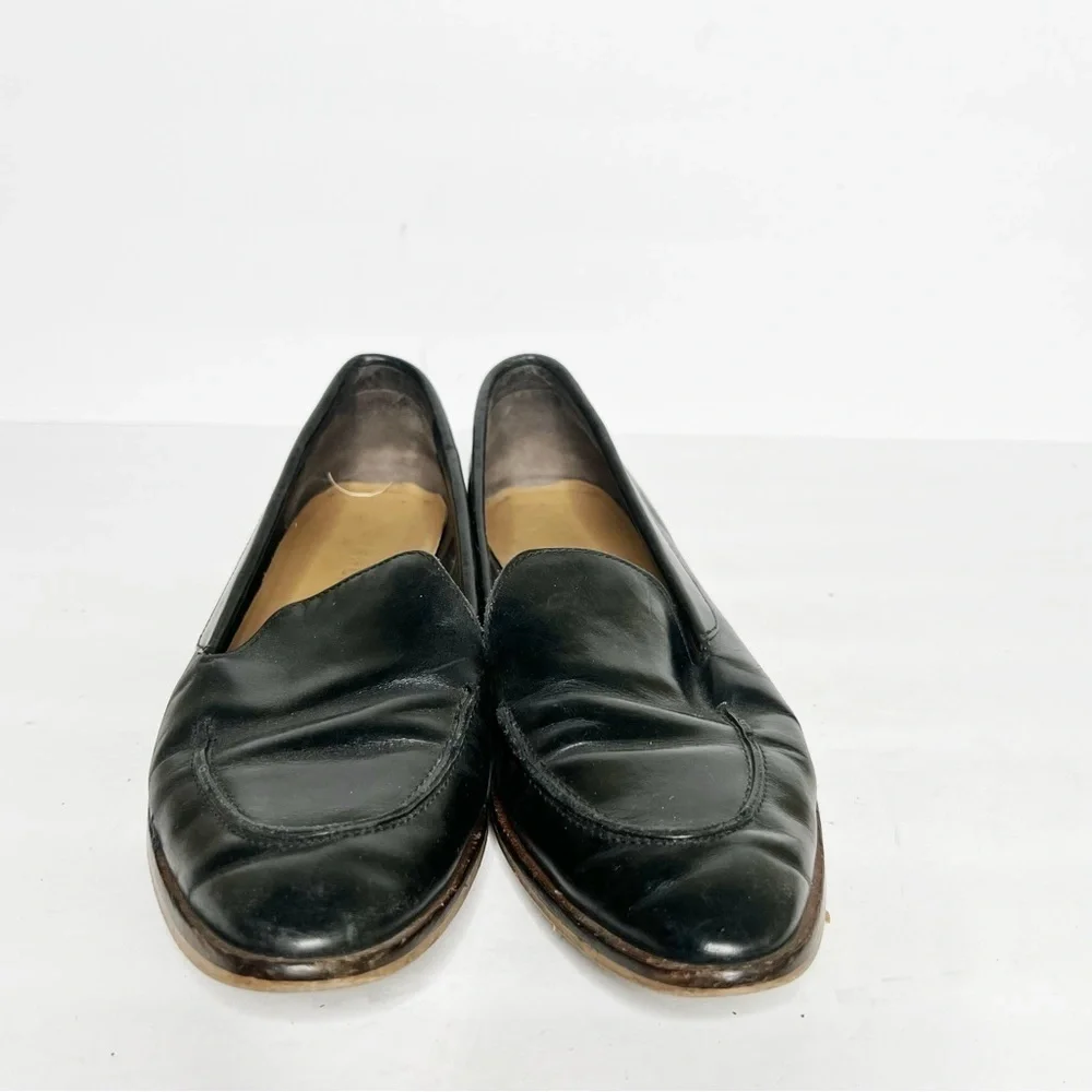 Everlane The Modern Loafer Black Leather Flats Size 8 Made in Italy Women’s